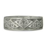 Wide Monarch Wedding Ring in Palladium